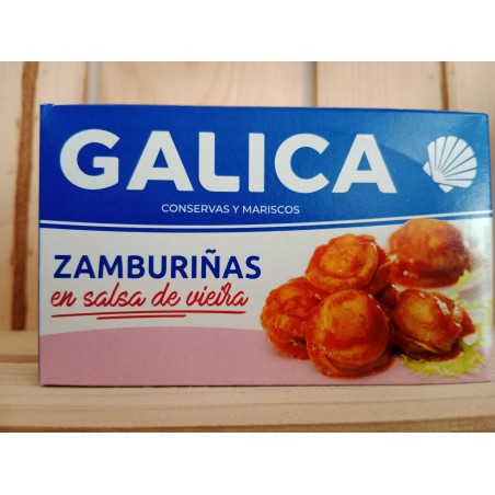 ZAMBURIÑAS SALSA DE VIEIRA GALICA