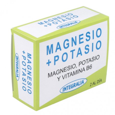 MAGNESIO + POTASIO Y VITAMINTA B6 60 caps. INTEGRALIA