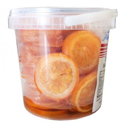 NARANJA CONFITADA EN DISCOS SIN GLUTEN (GRANEL)