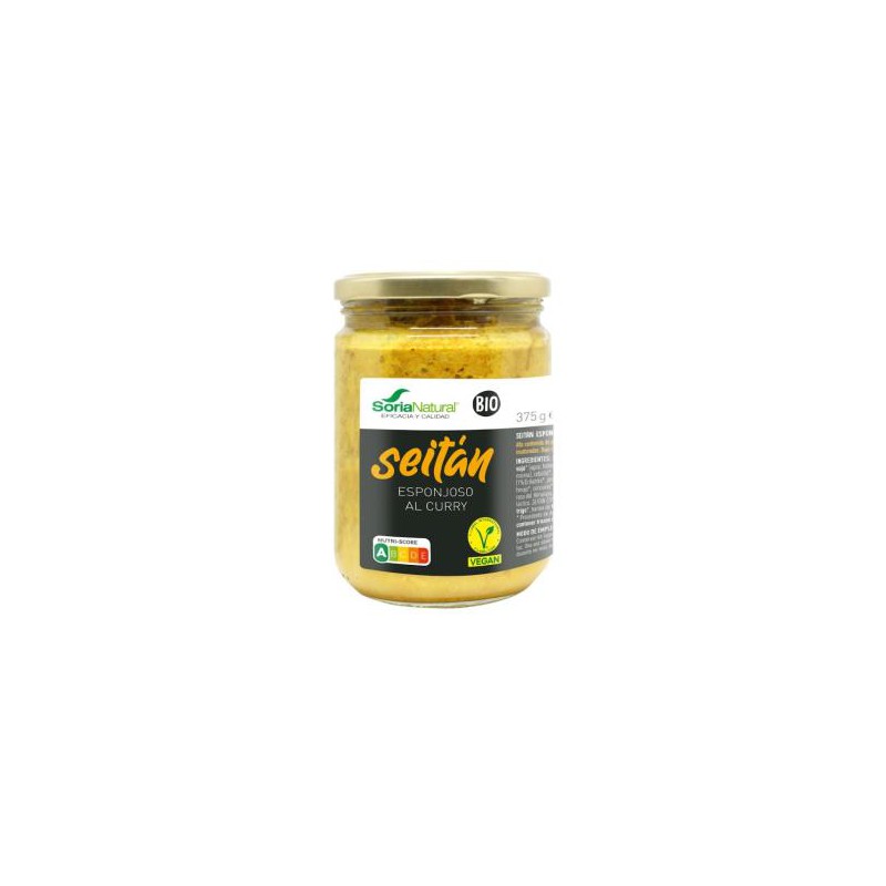 SEITAN ESPONJOSO AL CURRY 375GR SORIA NATURAL