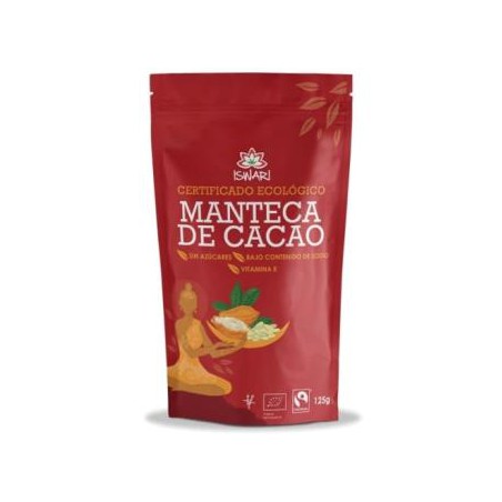 MANTECA DE CACAO SUPERALIMENTO 125GR BIO ISWARI