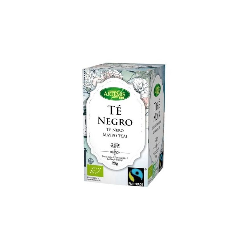 TÉ NEGRO BIO 20 FILTROS ARTEMIS