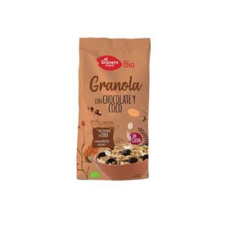 GRANOLA CON CHOCOLATE Y COCO 350GR BIO SG EL GRANERO