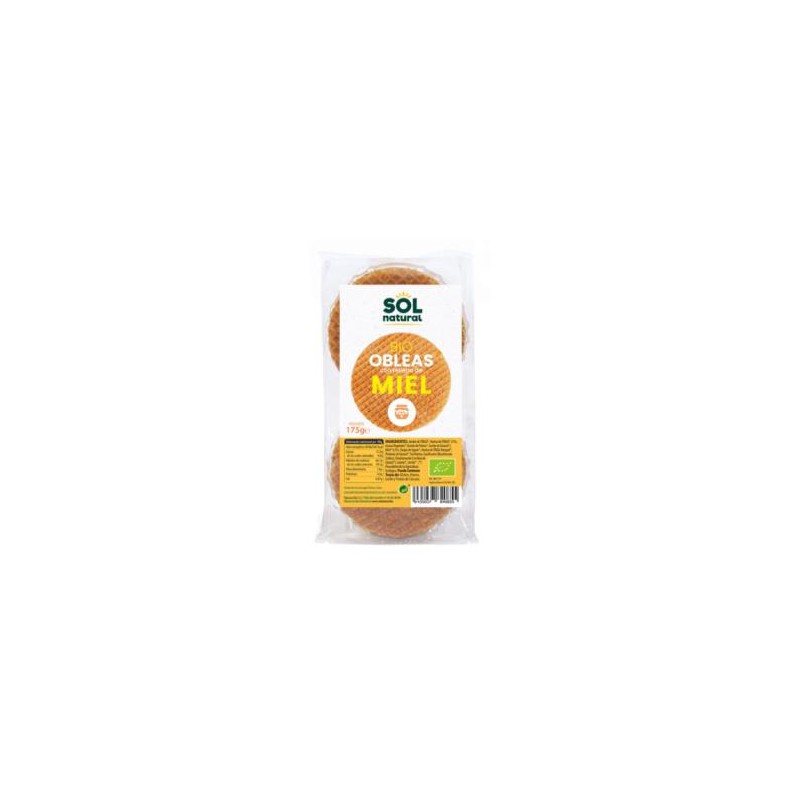 OBLEAS CON MIEL 175GR BIO SOLNATURAL