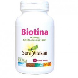 BIOTINA 10000 60 CAPS. SURA VITASAN